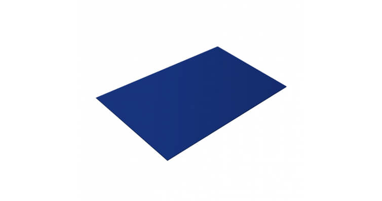 Плоский лист 0,45 PE RAL 5002 ультрамариново-синий