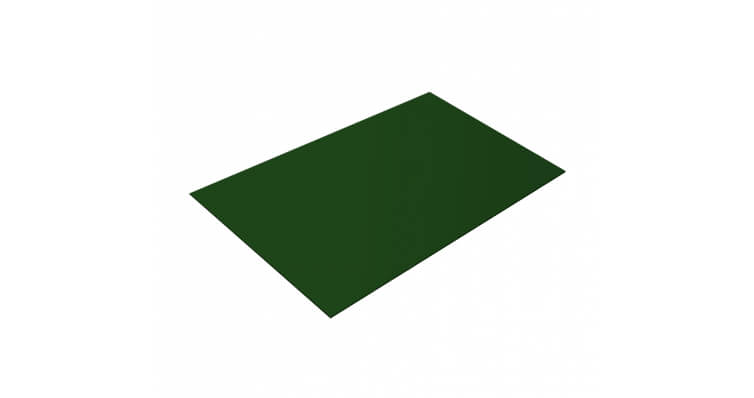 Плоский лист 0,4 PE RAL 6005 зеленый мох