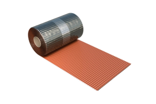 Лента для примыканий Абрис Braas, 5000мм, вишня