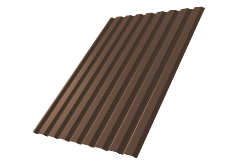 Профнастил С20А 0,5 Satin Мatt RAL 8017 шоколад