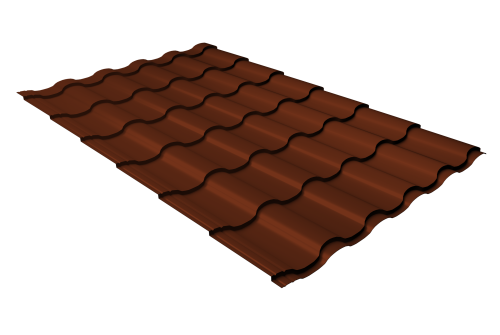 Профиль волновой кредо 0,45 PE RAL 3009 оксидно-красный