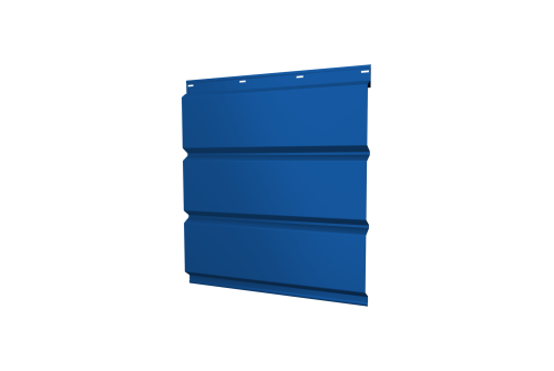 Софит металлический без перфорации 0,4 PE с пленкой RAL 5005 сигнальный синий