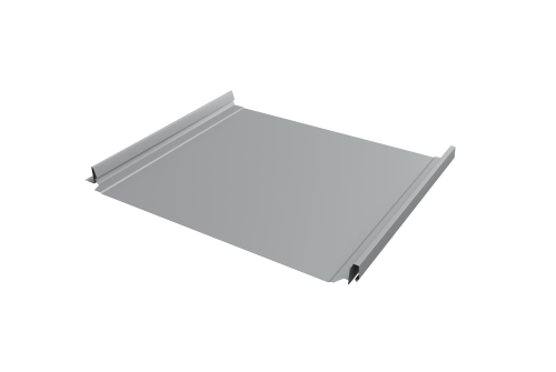 Кликфальц Pro Grand Line 0,5 Satin с пленкой на замках RAL 7004 сигнальный серый