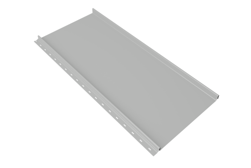 Кликфальц mini Grand Line 0,45 Drap TX с пленкой на замках RAL 7047 телегрей 4