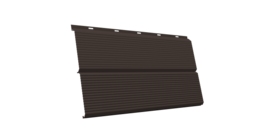 ЭкоБрус 0,345 Gofr GL 0.5 Satin с пленкой RR 32 темно-коричневый