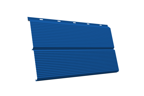 ЭкоБрус 0,345 Gofr GL 0.45 PE с пленкой RAL 5005 сигнальный синий