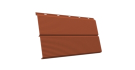 ЭкоБрус 0,345 Gofr GL 0.45 PE с пленкой RAL 8004 терракота