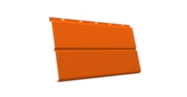 ЭкоБрус 0,345 Gofr GL 0.45 PE с пленкой RAL 2004 оранжевый