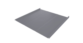 Фальц двойной стоячий Line Grand Line 0,45 Drap с пленкой на замках RAL 7004 сигнальный серый