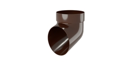 Колено сливное ПВХ Grand Line темно-коричневое (RR32)