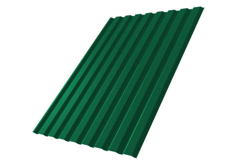 Профнастил С20А 0.5 Satin RAL 6005 зеленый мох