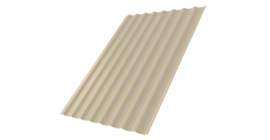 Профнастил С20В 0,5 Satin RAL 1015 светлая слоновая кость