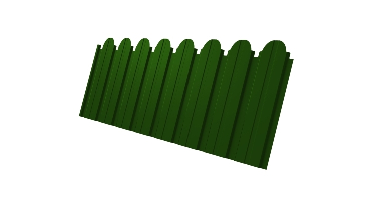 Профнастил С10B фигурный 0.45 PE RAL 6002 лиственно-зеленый