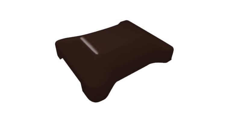 Крышка для забора жалюзи универсальная RAL 8017