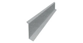 Планка примыкания в штробу 60 - 0.7 мм Zn (3 м)