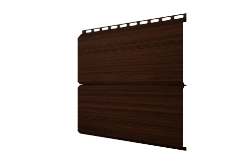 ЭкоБрус 0,345 Gofr 0,45 Print Elite Choco Wood TwinColor