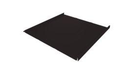 Фальц двойной стоячий Line Grand Line 0,5 PurLite Matt с пленкой на замках RAL 9005 черный