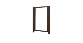 Калитка Жалюзи Texas 1.8х1 RAL 8017 без заполнения (ламель125 мм)