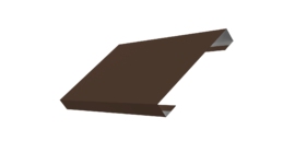 Ламель лицевая 150 забора жалюзи Texas 0.5 PurPro с пленкой RAL 8017 шоколад