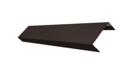 Ламель обратная 50 забора жалюзи Texas 0.5 Atlas X с пленкой RR 32 темно-коричневый