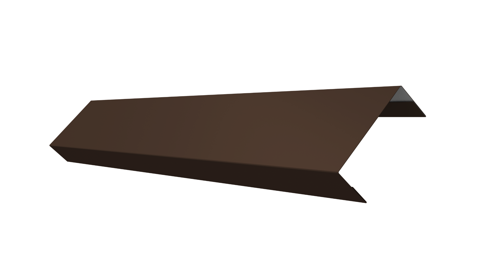 Ламель обратная 50 забора жалюзи Texas 0.5 PurLite Matt с пленкой RAL 8017 шоколад