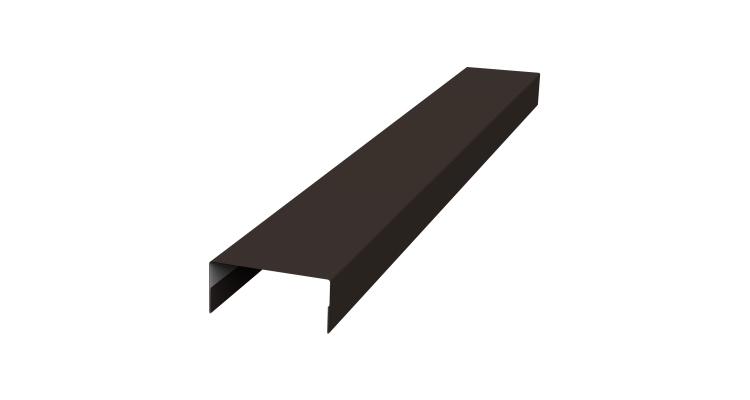 Крышка 30х20 жалюзи Texas 0,45 PE RR 32 темно-коричневый (2м)