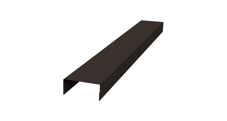 Крышка 45х20 жалюзи Texas 0,45 Drap TR RR 32 темно-коричневый (2м)