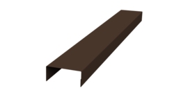 Крышка 45х20 жалюзи Texas 0,5 PurPro RAL 8017 шоколад (3м)