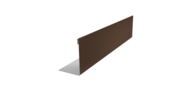 Нащельник 150 Texas 25х35 0,7 PE RAL 8017 шоколад (L1,5)