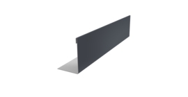 Нащельник 125 Texas 25х35 0,5 PurPro RAL 7024 мокрый асфальт (L1,5)