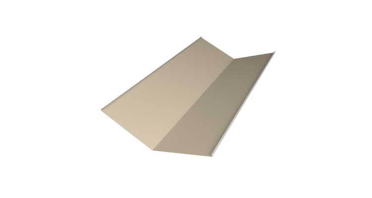 Планка ендовы нижней 300х300 0,45 Drap TX RAL 1015 светлая слоновая кость (3м)