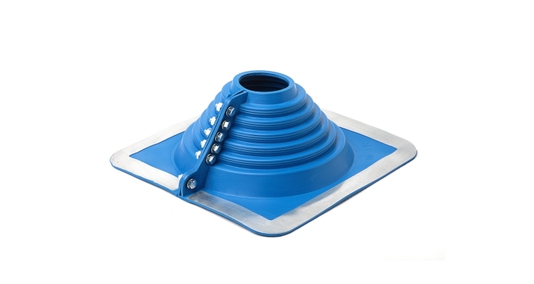 Проходной элемент MF прямой №4R (75-160мм) +185 EPDM синий