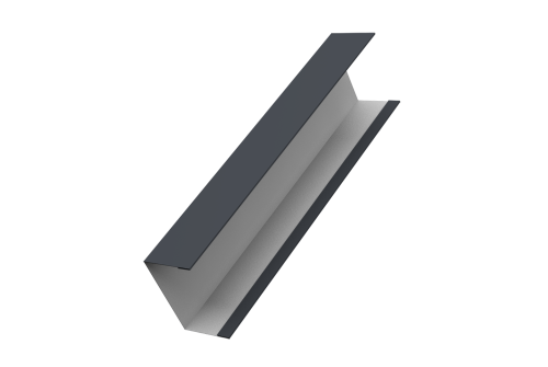 Крышка жалюзи Milan, Tokyo для калиток, ворот 0,45 Drap RAL 7024 мокрый асфальт (3м)