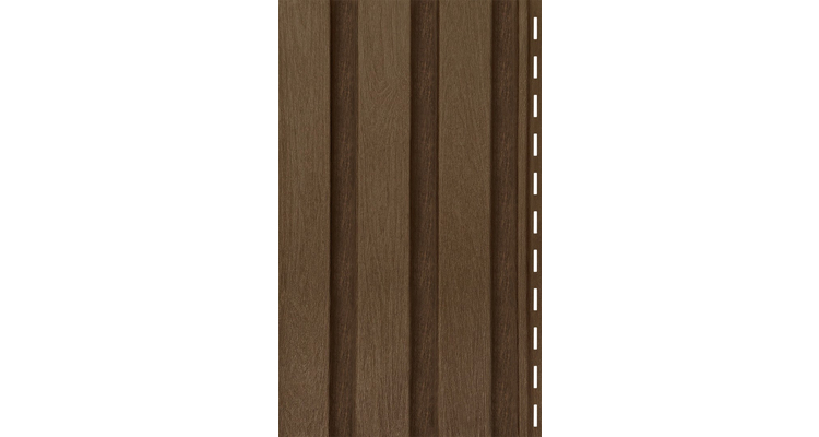 Сайдинг Рейка фасадная дуб золотой Тимбер-Блок 3000*275 мм ЮП