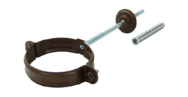 Хомут трубы GL PU Matt 90 мм RAL 8017 шоколад