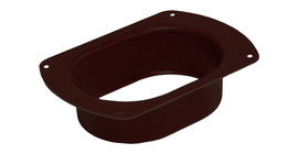 Воронка врезная Vortex Matt 127мм RAL 8017 шоколад