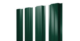 Штакетник П-образный А с прямым резом 0,4 PE RAL 6005 зеленый мох