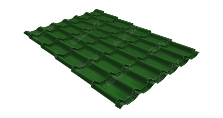 Профиль волновой классик толщина листа 0,45 покрытие PE RAL 6002 лиственно-зеленый